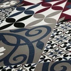 A.S. Creation A.S. Création New Life Papier Peint Effet Carrelage , Noir, Rouge 8 A.S. Creation A.S. Création New Life Papier Peint Effet Carrelage , Noir, Rouge -A.S. Creation Soldes as creation tapete new life 376844 muster1