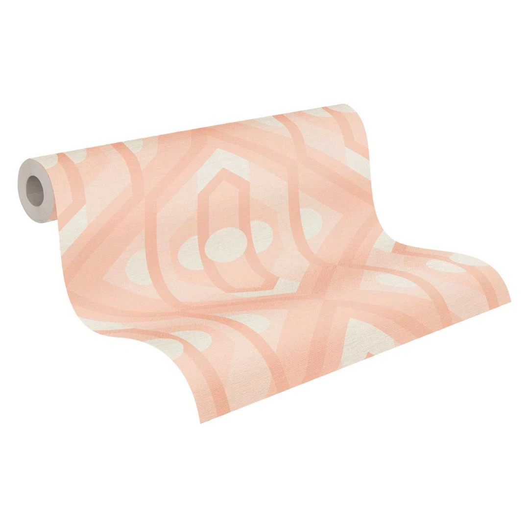 A.S. Creation Papier Peint Intissé Style Rétro Beige Crème - Papier Peint à Motifs Abstraits - Papier Peint Vintage 2 A.S. Creation Papier Peint Intissé Style Rétro Beige Crème - Papier Peint à Motifs Abstraits - Papier Peint Vintage – Image 2