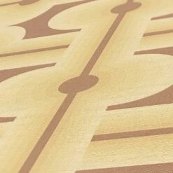 A.S. Creation Papier Peint Vintage Marron Vert - Papier Peint à Motifs Rétro Graphique - Papier Peint Intissé Graphique -A.S. Creation Soldes as creation tapete retro chic 395333 muster1