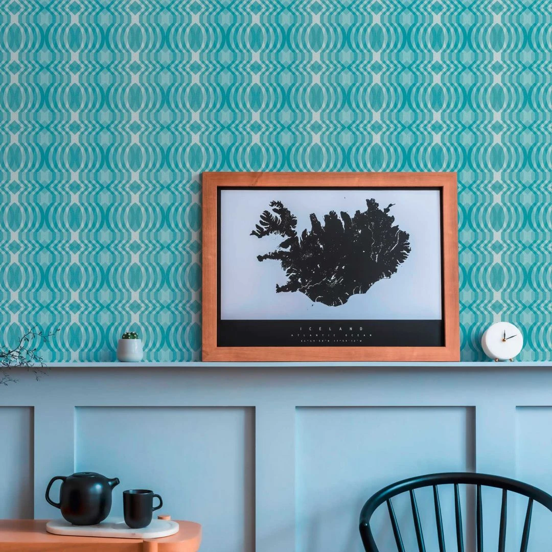 A.S. Creation Papier Peint Intissé Géométrique Bleu Crème - Papier Peint Graphique Style Rétro - Papier Peint à Motifs Vintage 1 A.S. Creation Papier Peint Intissé Géométrique Bleu Crème - Papier Peint Graphique Style Rétro - Papier Peint à Motifs Vintage