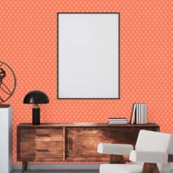 A.S. Creation Papier Peint Vintage Abstrait Rouge Orange - Papier Peint Intissé Rétro Graphique - Papier Peint à Motifs -A.S. Creation Soldes as creation tapete retro chic 395385 ambiente1