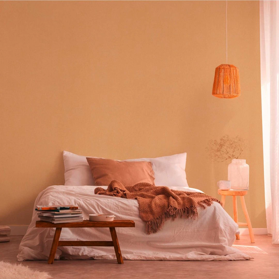 A.S. Creation Papier Peint Uni Jaune Orange - Papier Peint Intissé Cuisine - Papier Peint Salon Couloir 1 A.S. Creation Papier Peint Uni Jaune Orange - Papier Peint Intissé Cuisine - Papier Peint Salon Couloir