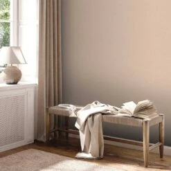 A.S. Creation Papier Peint Beige Uni - Papier Peint Uni Cuisine - Papier Peint Intissé Salon Bureau