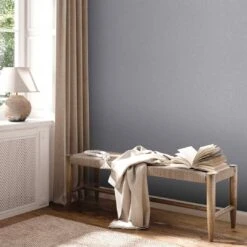 A.S. Creation Papier Peint Uni Gris - Papier Peint Uni Salon - Papier Peint Intissé Chambre Bureau