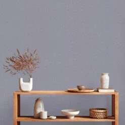 A.S. Creation Papier Peint Uni Gris - Papier Peint Uni Chambre à Coucher - Papier Peint Intissé Salon Bureau