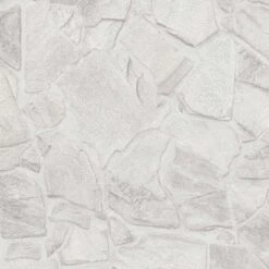 A.S. Creation Papier Peint Pierre Gris Blanc - Papier Peint Effet Pierre 3D - Papier Peint Intissé Salon Bureau -A.S. Creation Soldes as creation tapete terra 389350 muster 1