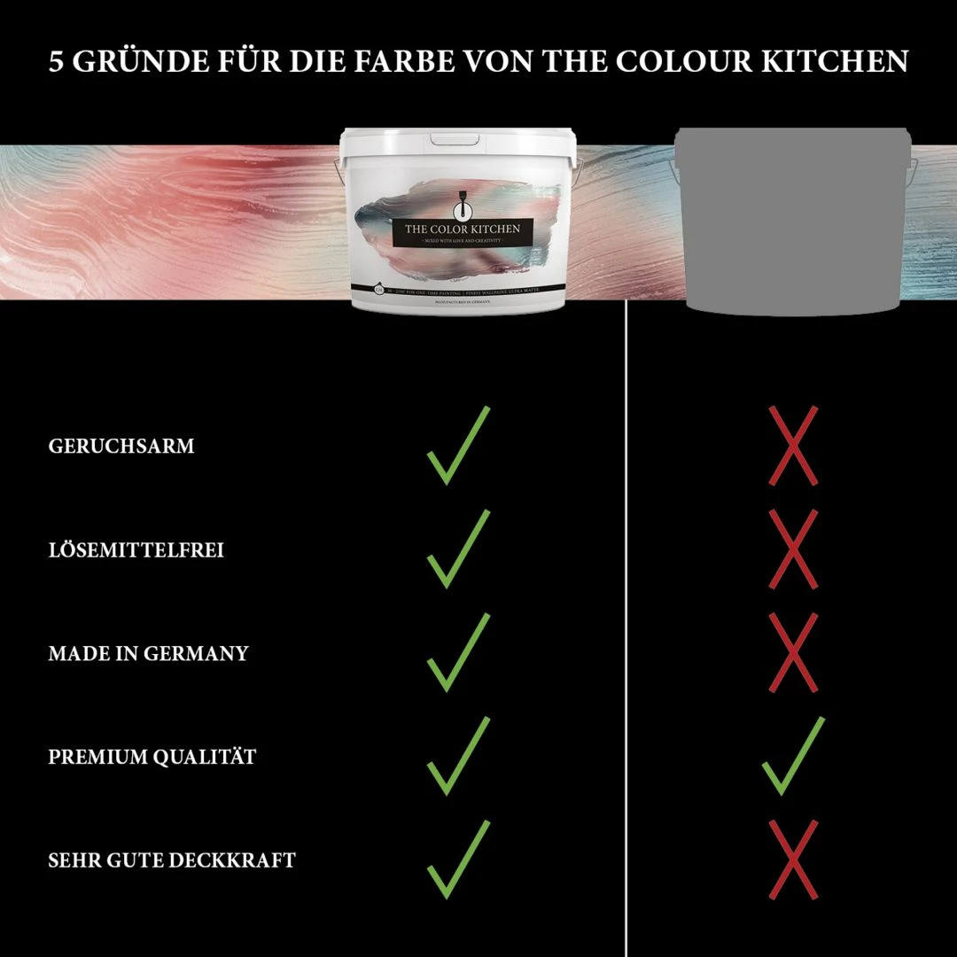 A.S. Creation Peinture Murale Rouge Satiné Mat - THE COLOR KITCHEN Vin Rouge 9 A.S. Creation Peinture Murale Rouge Satiné Mat - THE COLOR KITCHEN Vin Rouge – Image 9