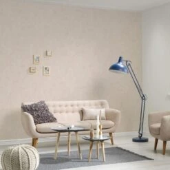 A.S. Creation A.S. Création Used Look Papier Peint Uni - Beige -A.S. Creation Soldes as creation vliestapete blooming 224064 ambiente3