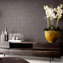 A.S. Creation Ethnic Origin A.S. Création Papier Peint Géométrique - Noir Argent -A.S. Creation Soldes as creation vliestapete ethnic origin 371763 ambiente3