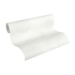 A.S. Creation A.S. Création Happy Spring Papier Peint Géométrique - Gris, Blanc