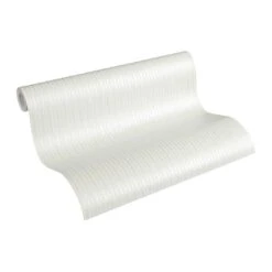 A.S. Creation A.S. Création Little Stars Papier Peint à Rayures - Gris, Argent