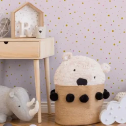 A.S. Creation A.S. Création Little Stars Papier Peint Avec Des Points - Rosé -A.S. Creation Soldes as creation vliestapete little stars 358391 ambiente