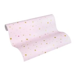 A.S. Creation A.S. Création Little Stars Papier Peint Avec Des Points - Rosé