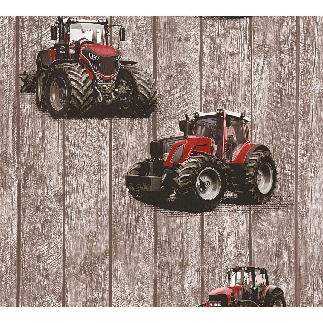 A.S. Creation A.S. Création Little Stars Papier Peint Effet Bois - Papier Peint Enfant Brun, Rouge 2 A.S. Creation A.S. Création Little Stars Papier Peint Effet Bois - Papier Peint Enfant Brun, Rouge – Image 2