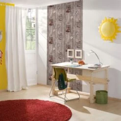 A.S. Creation A.S. Création Little Stars Papier Peint Effet Bois - Papier Peint Enfant Brun, Blanc -A.S. Creation Soldes as creation vliestapete little stars 358422 ambiente3