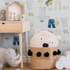 A.S. Creation A.S. Création Little Stars Papier Peint Enfant - Crème, Bleu -A.S. Creation Soldes as creation vliestapete little stars 358441 ambiente2