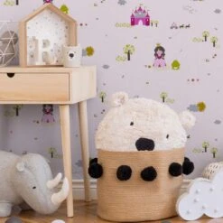 A.S. Creation A.S. Création Little Stars Papier Peint Enfant - Rosé, Rose -A.S. Creation Soldes as creation vliestapete little stars 358521 ambiente2