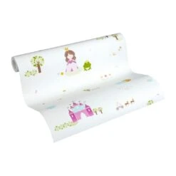 A.S. Creation A.S. Création Little Stars Papier Peint Enfant - Blanc, Rosé