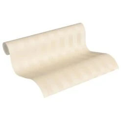 A.S. Creation A.S. Création Papier Peint Intissé Romantico à Rayures Beige