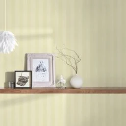 A.S. Creation A.S. Création Papier Peint Intissé Romantico à Rayures Vert -A.S. Creation Soldes as creation vliestapete romantico 372274 ambiente2