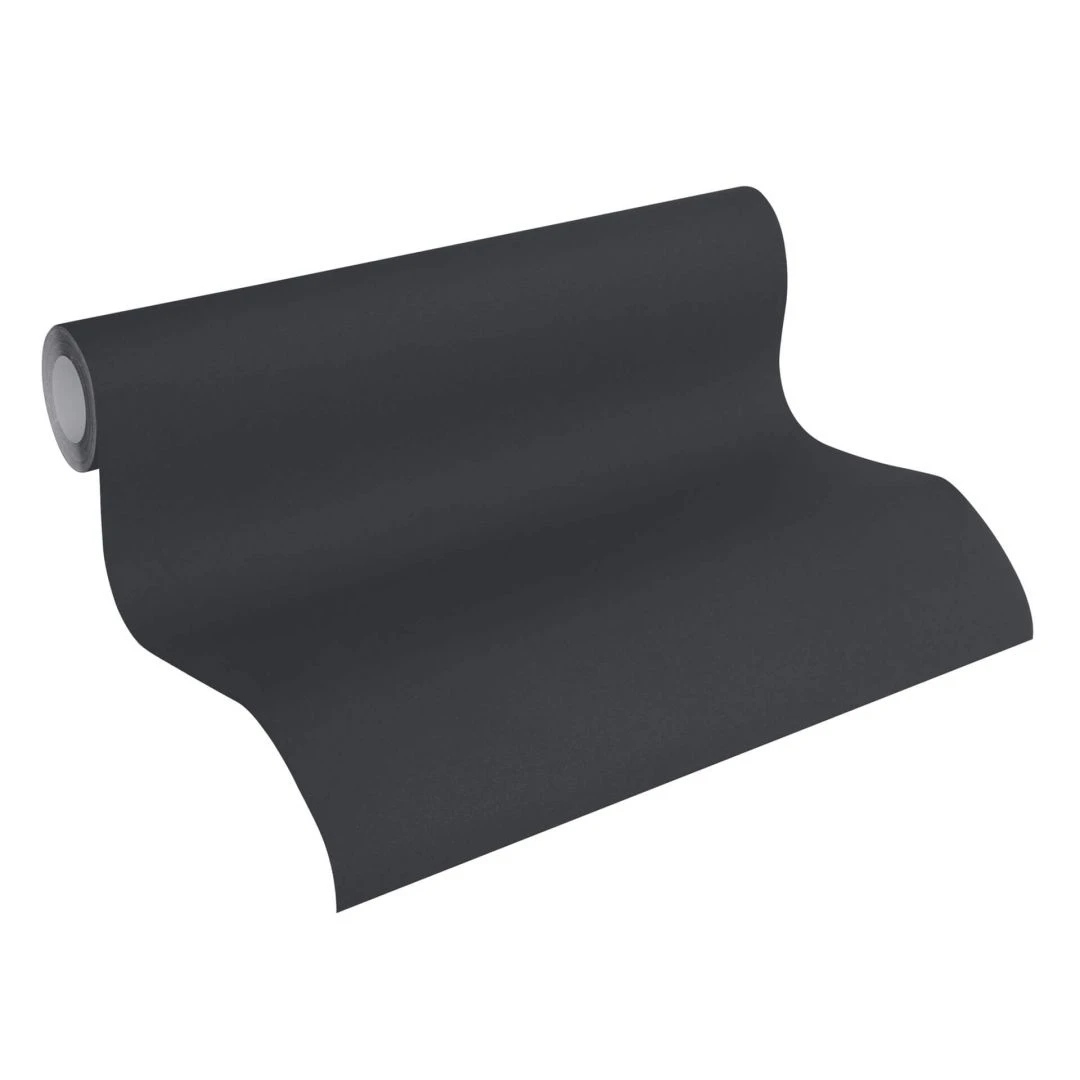 A.S. Creation A.S. Création Scandinavian 2 Papier Peint Uni - Noir 2 A.S. Creation A.S. Création Scandinavian 2 Papier Peint Uni - Noir – Image 2