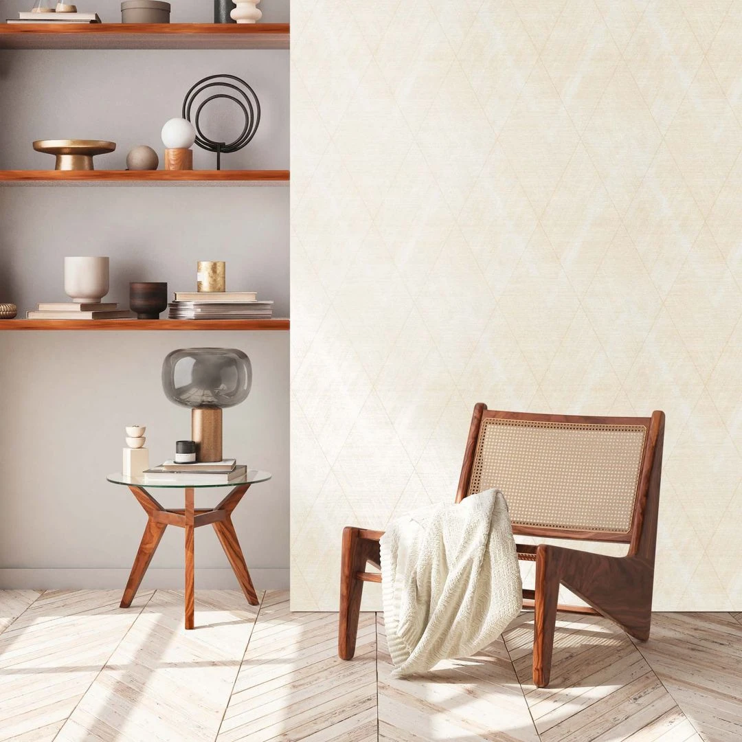 A.S. Creation A.S. Création Papier Peint Intissé The BOS - Papier Peint Graphique 3D Effet Crème, Beige 5 A.S. Creation A.S. Création Papier Peint Intissé The BOS - Papier Peint Graphique 3D Effet Crème, Beige – Image 5