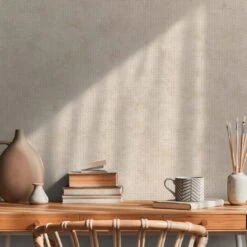 A.S. Creation A.S. Création Papier Peint Intissé The BOS - Papier Peint Graphique Beige, Or, Métallique