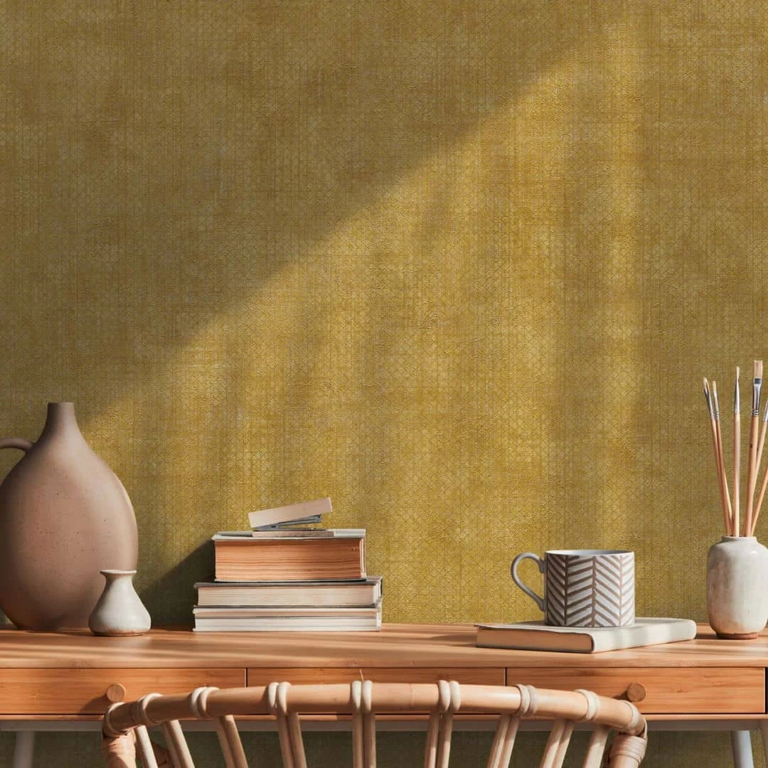 A.S. Creation A.S. Création Vliestapete The BOS - Papier Peint Graphique Jaune, Or, Métallique 1 A.S. Creation A.S. Création Vliestapete The BOS - Papier Peint Graphique Jaune, Or, Métallique
