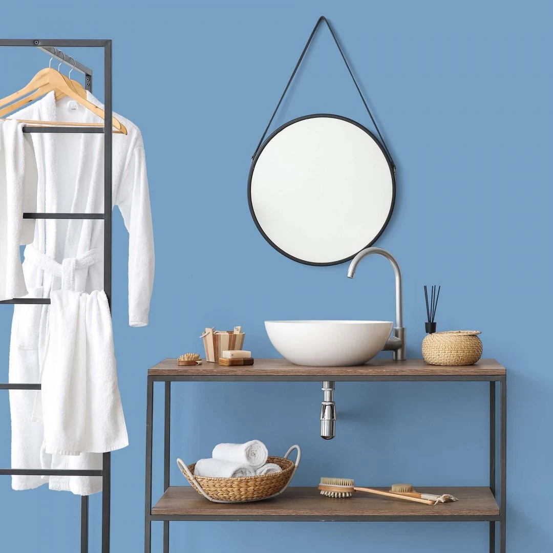 A.S. Creation Peinture Murale Bleu Soie Mat - THE COLOR KITCHEN Blue Herring 4 A.S. Creation Peinture Murale Bleu Soie Mat - THE COLOR KITCHEN Blue Herring – Image 4