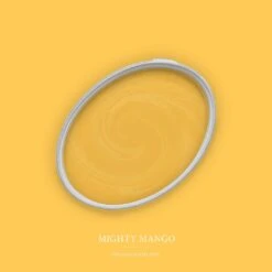 A.S. Creation Peinture Murale Jaune Satiné Mat - THE COLOR KITCHEN Mighty Mango