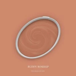 A.S. Creation Peinture Murale Orange Satiné Mat - THE COLOR KITCHEN Ruddy Rosehip