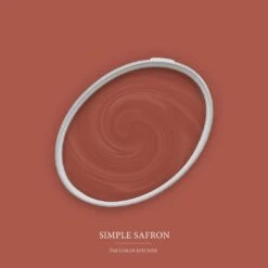 A.S. Creation Peinture Murale Rouge Soie Mat - THE COLOR KITCHEN Simple Safron