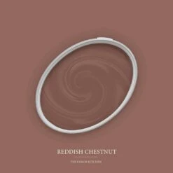 A.S. Creation Peinture Murale Rouge Satiné Mat - THE COLOR KITCHEN Châtain Rouge