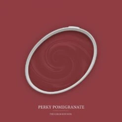 A.S. Creation Peinture Murale Rouge Satiné Mat - THE COLOR KITCHEN Perky Pomegranate