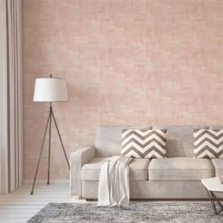 A.S. Creation A.S. Création Geo Nordic Papier Peint Moderne, Rose, Beige -A.S. Creation Soldes private walls tapete geo nordic 375325 ambiente3